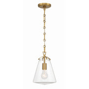 Voss 1 Light 8.25" Pendant in Luxe Gold