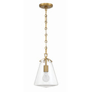 Voss 1 Light 8.25" Pendant in Luxe Gold