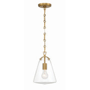 Voss 1 Light 8.25" Pendant in Luxe Gold