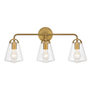 Voss 3 Light 25" Bathroom Vanity in Luxe Gold