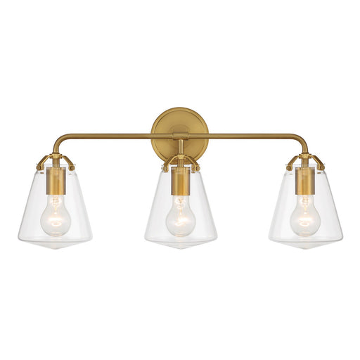 Voss 3 Light 25" Bathroom Vanity in Luxe Gold