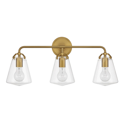 Voss 3 Light 25" Bathroom Vanity in Luxe Gold