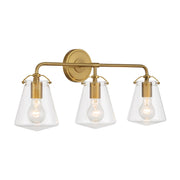 Voss 3 Light 25" Bathroom Vanity in Luxe Gold