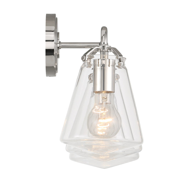 Voss 3 Light 25" Bathroom Vanity in Polished Nickel