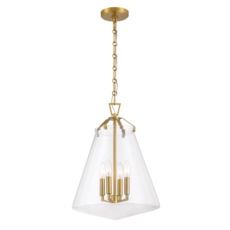 Voss 4 Light 15.25" Pendant in Luxe Gold
