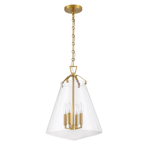 Voss 4 Light 15.25" Pendant in Luxe Gold
