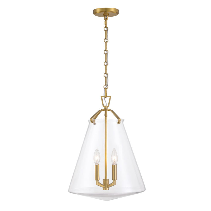 Voss 4 Light 15.25" Pendant in Luxe Gold