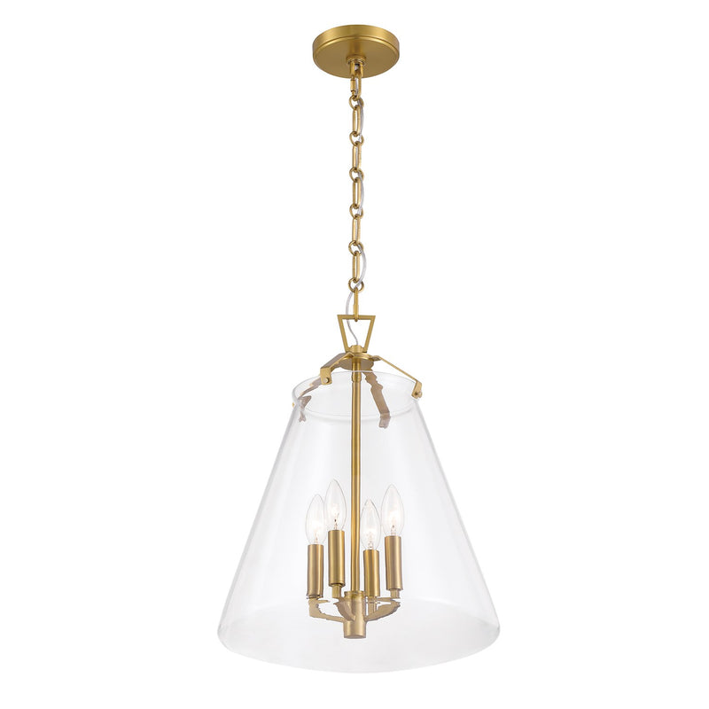 Voss 4 Light 15.25" Pendant in Luxe Gold