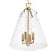 Voss 4 Light 15.25" Pendant in Luxe Gold