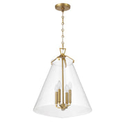 Voss 4 Light 18" Pendant in Luxe Gold
