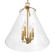 Voss 4 Light 18" Pendant in Luxe Gold