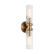 Weaver 2-Light Wall Sconce in Aged Gold Brass
