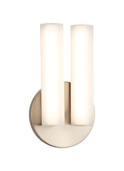 Axis 13" Tall 2-Light Wall Sconce in Champagne Gold