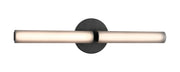Axis 17" Tall 2-Light Wall Sconce in Matte Black