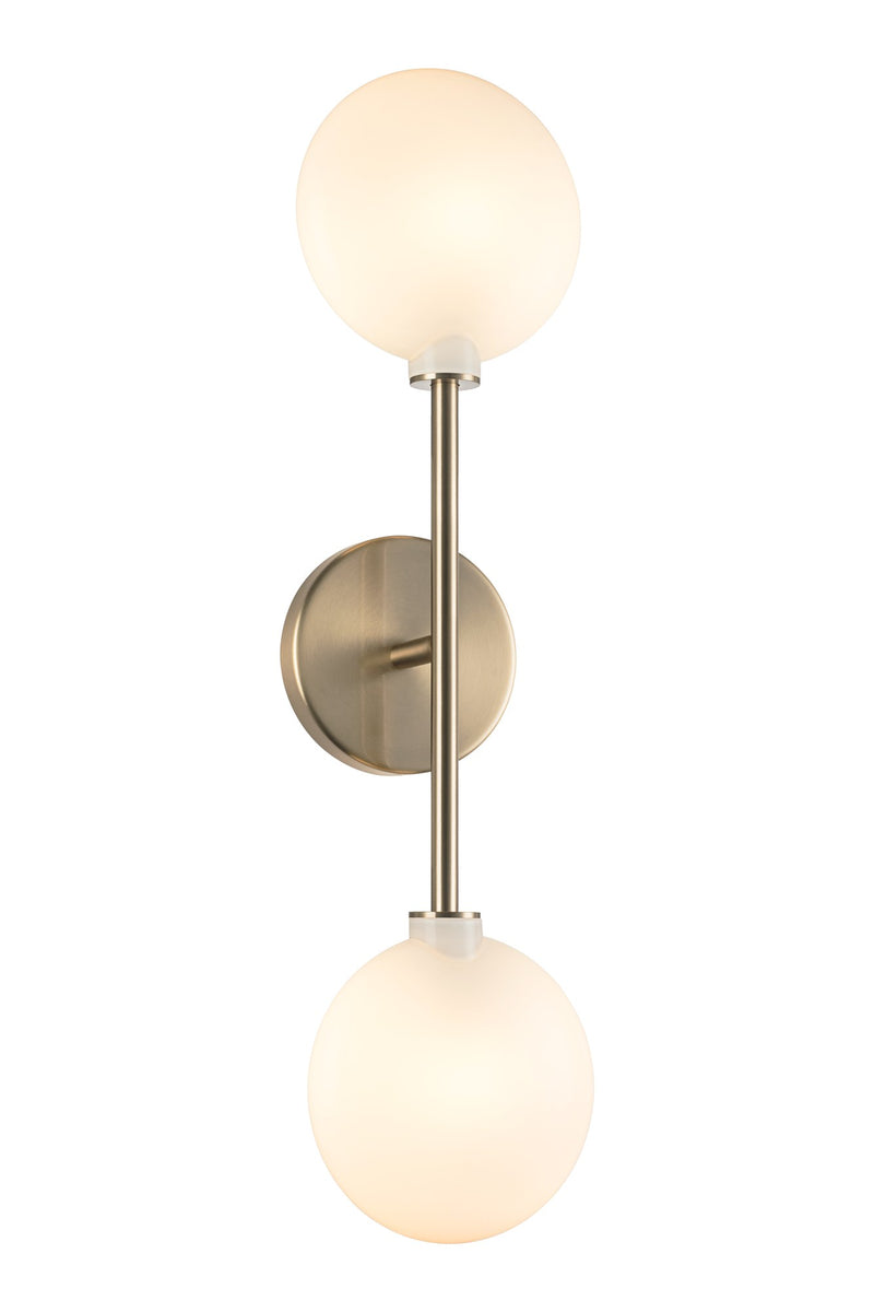 Peony 2-Light Wall Sconce in Champagne Gold