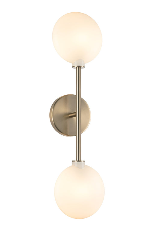 Peony 2-Light Wall Sconce in Champagne Gold