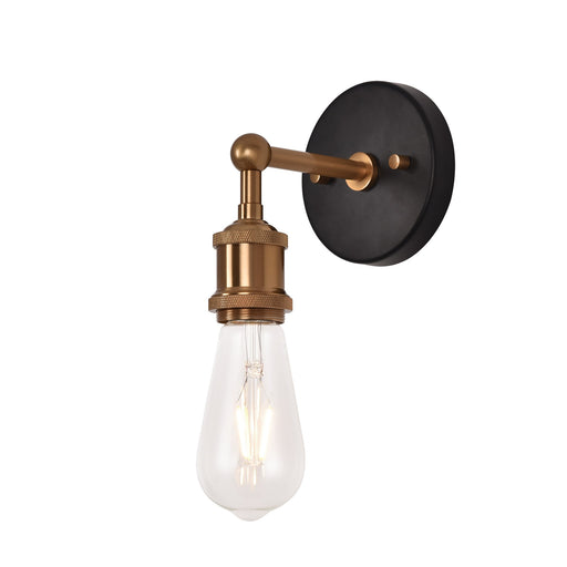 Bulstrode's Workshop 4.5" Wall Sconce in Aged Gold Brass