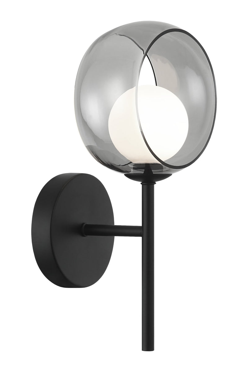 Delcia Wall Sconce in Black