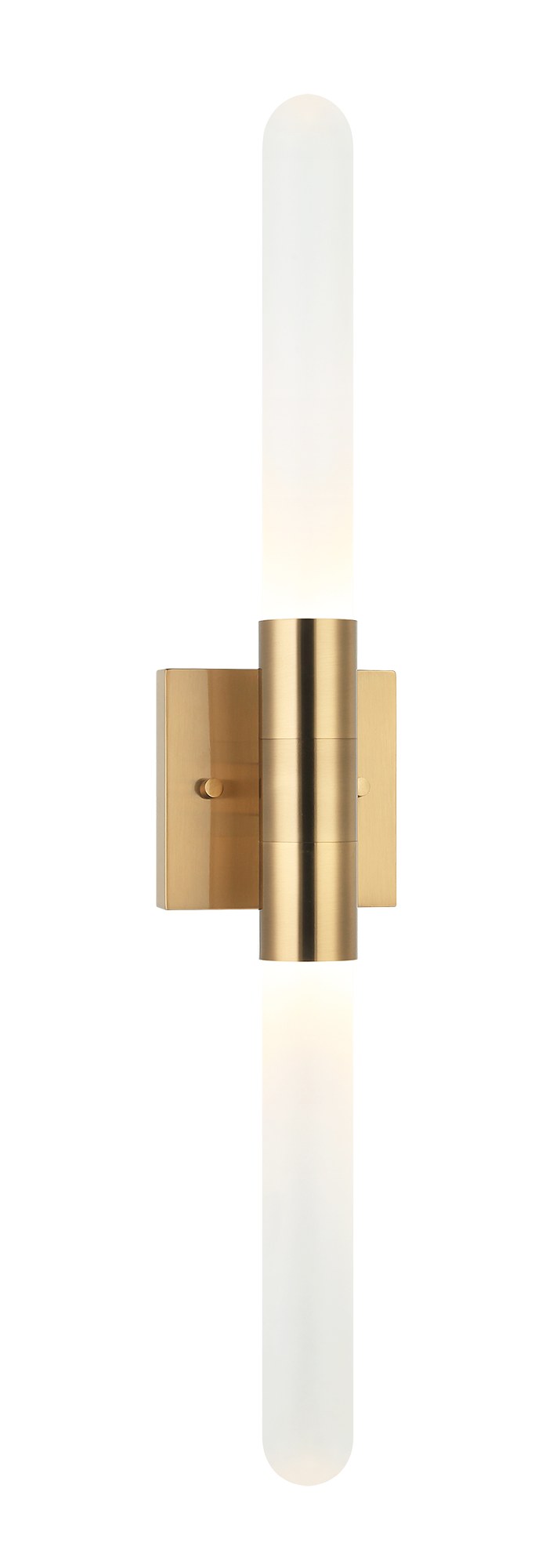 Aydin 2-Light Wall Sconce in Aged Gold Brass