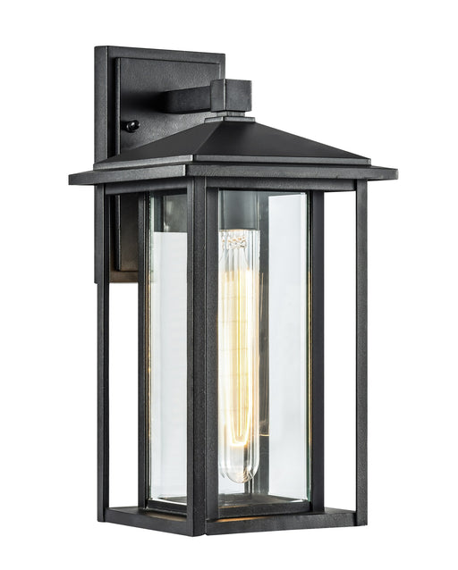Caldwell 7.5" Outdoor Wall Lantern in Matte Black