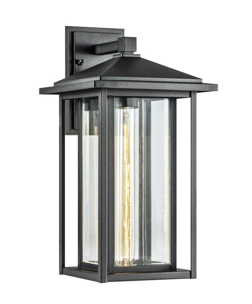 Caldwell 9" Outdoor Wall Lantern in Matte Black
