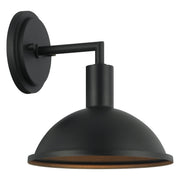 Farmley 8" Outdoor Wall Sconce in Matte Black