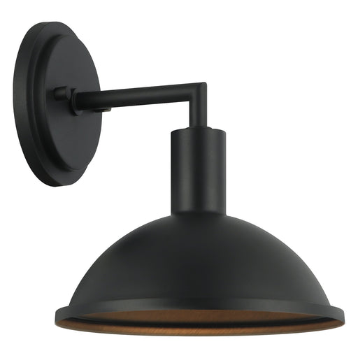 Farmley 8" Outdoor Wall Sconce in Matte Black