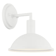Farmley 8" Outdoor Wall Sconce in Matte White