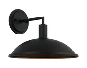 Farmley 12" Outdoor Wall Sconce in Matte Black