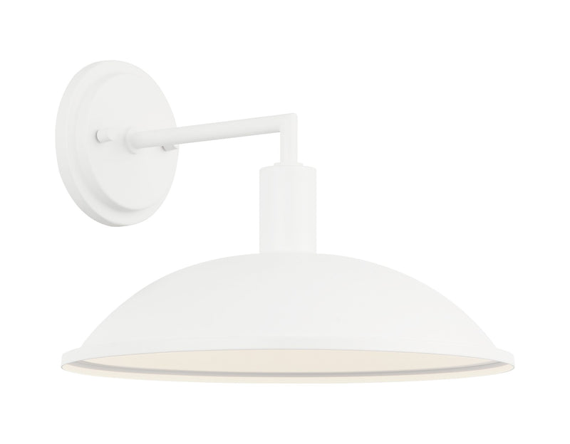 Farmley 12" Outdoor Wall Sconce in Matte White