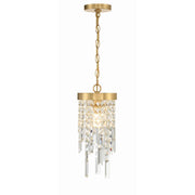 Winfield 1 Light 7" Pendant in Antique Gold