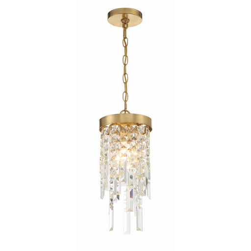 Winfield 1 Light 7" Pendant in Antique Gold