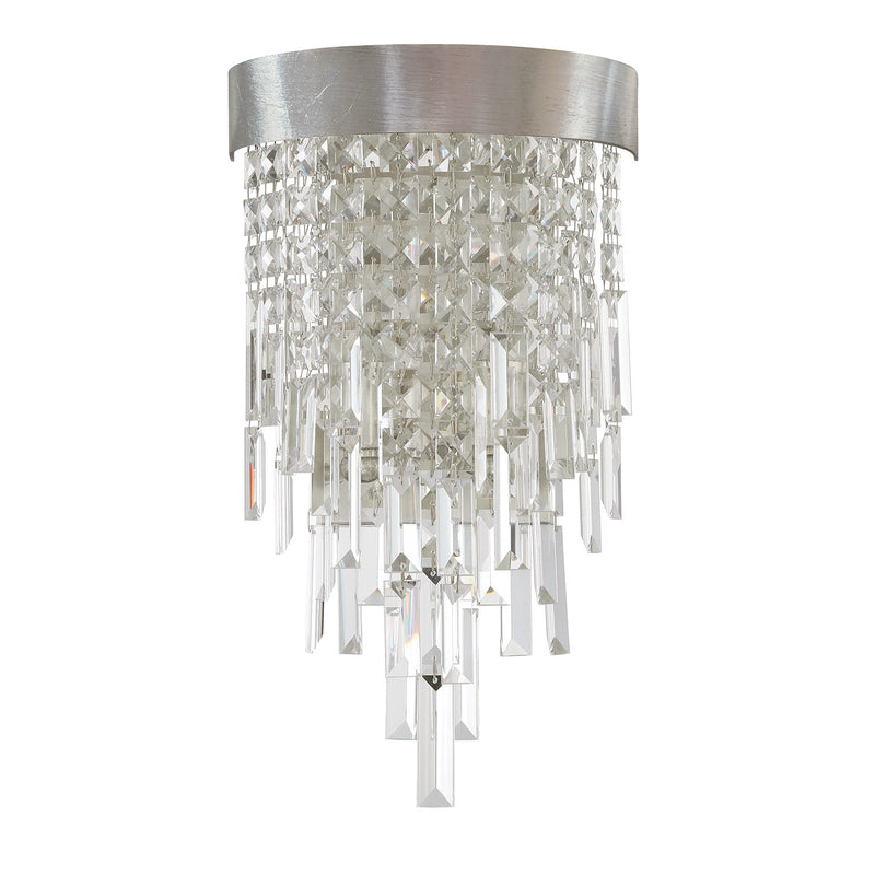 Winfield 2 Light 9.75" Sconce in Antique Silver