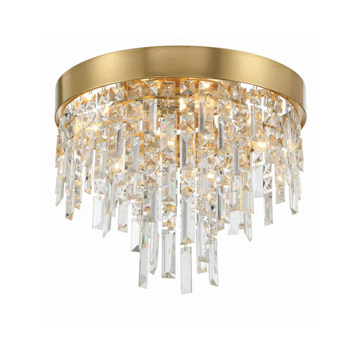 Winfield 4 Light 16" Flush Mount in Antique Gold