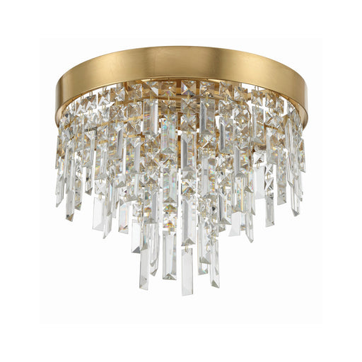 Winfield 4 Light 16" Flush Mount in Antique Gold