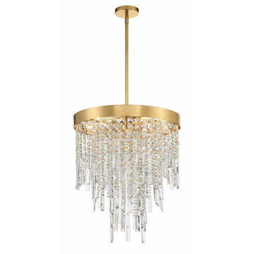 Winfield 5 Light 20" Pendant in Antique Gold