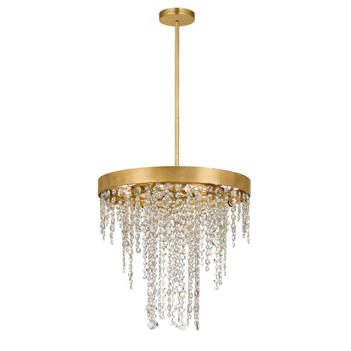Winham 5 Light 20" Pendant in Antique Gold