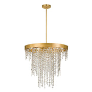 Winham 6 Light 24" Pendant in Antique Gold