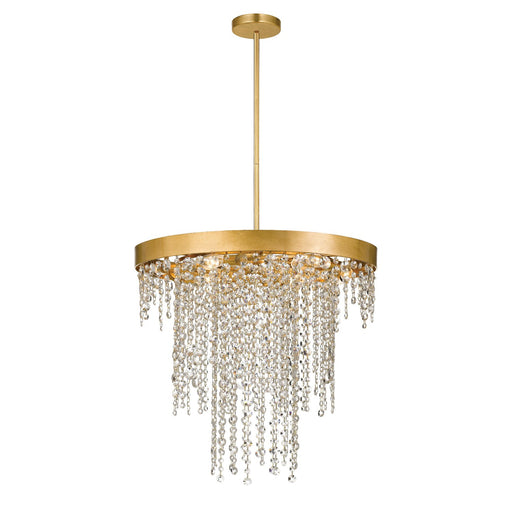 Winham 6 Light 24" Pendant in Antique Gold