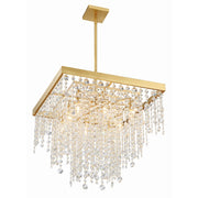 Winham 8 Light 22" Chandelier in Antique Gold