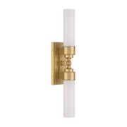 Wilcox 2 Light 4.75" LED Sconce in Aged Brass