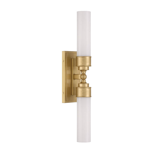 Wilcox 2 Light 4.75" LED Sconce in Aged Brass