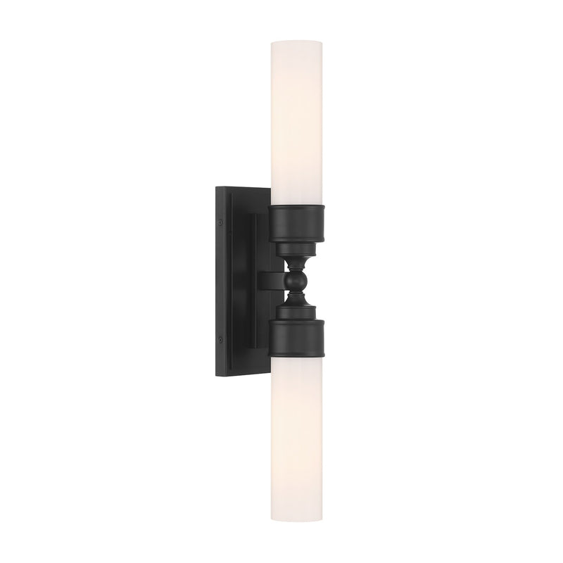 Wilcox 2 Light 4.75" LED Sconce in Matte Black