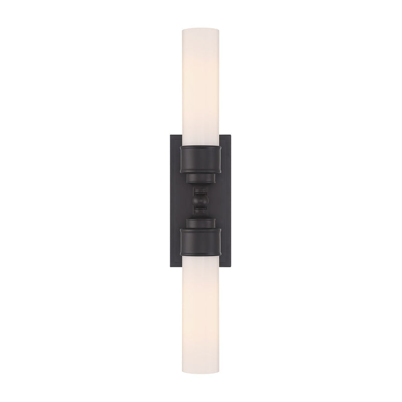 Wilcox 2 Light 4.75" LED Sconce in Matte Black