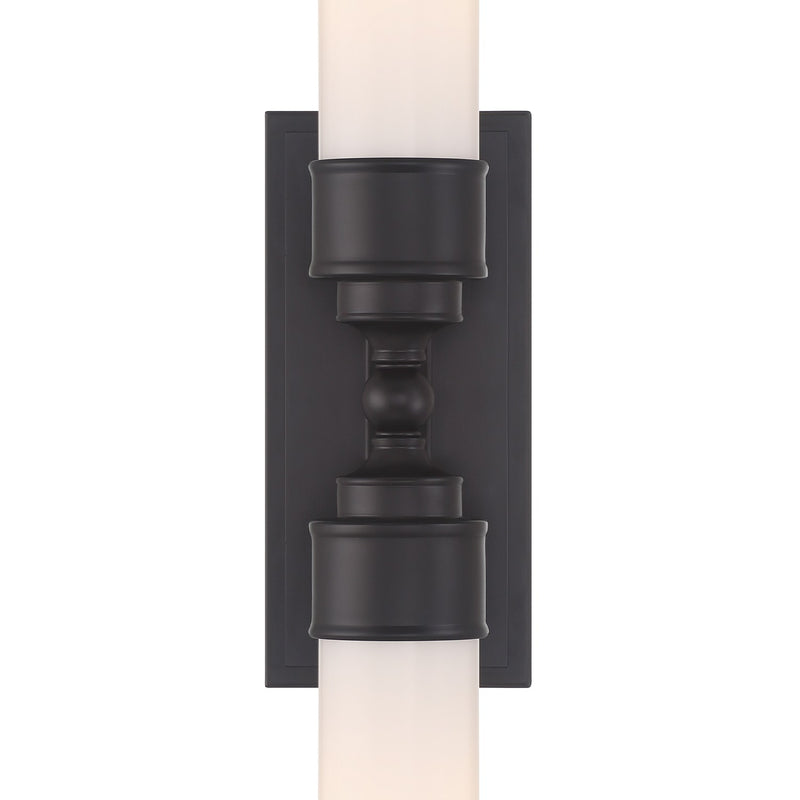Wilcox 2 Light 4.75" LED Sconce in Matte Black