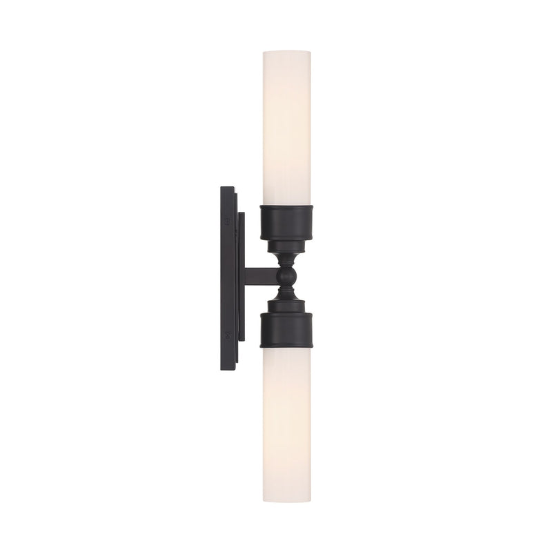 Wilcox 2 Light 4.75" LED Sconce in Matte Black
