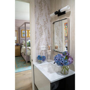 Wilcox 2 Light 4.75" LED Sconce in Matte Black in a room setting