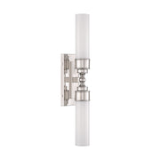 Wilcox 2 Light 4.75" LED Sconce in Polished Nickel