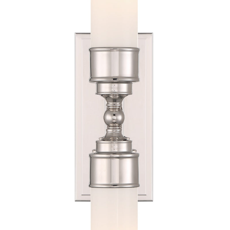 Wilcox 2 Light 4.75" LED Sconce in Polished Nickel