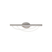 Swoop 3-Light 24" Bath Vanity Light in Brushed Nickel